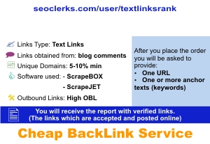 provide 15 dofollow back Links from unique domains