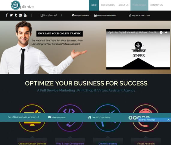 Convert visitors into customers