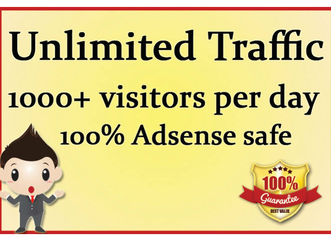 Provide Unlimited Targeted Real Unique Adsense Safe Website Traffic to get Clients 