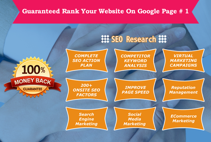 GUARANTEED RANK your Website On Google Page #1 , Monthly Package