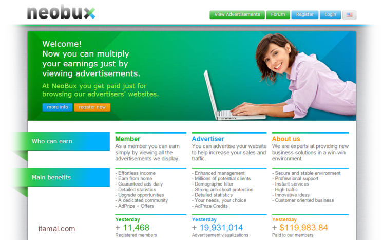 Secret to unlimited income on neobux (PTC)