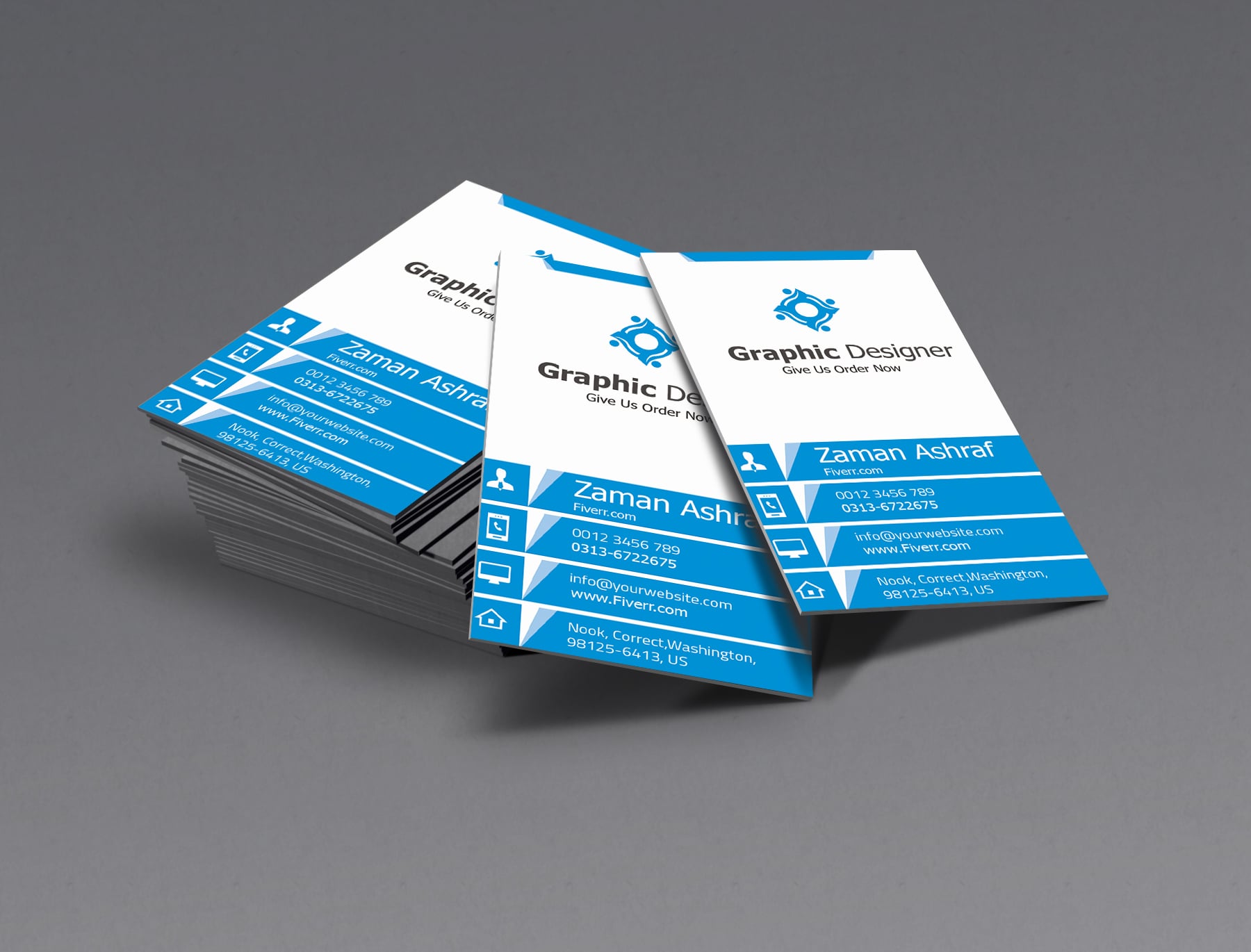 2 PROFESSIONAL Business Card+Logo Free