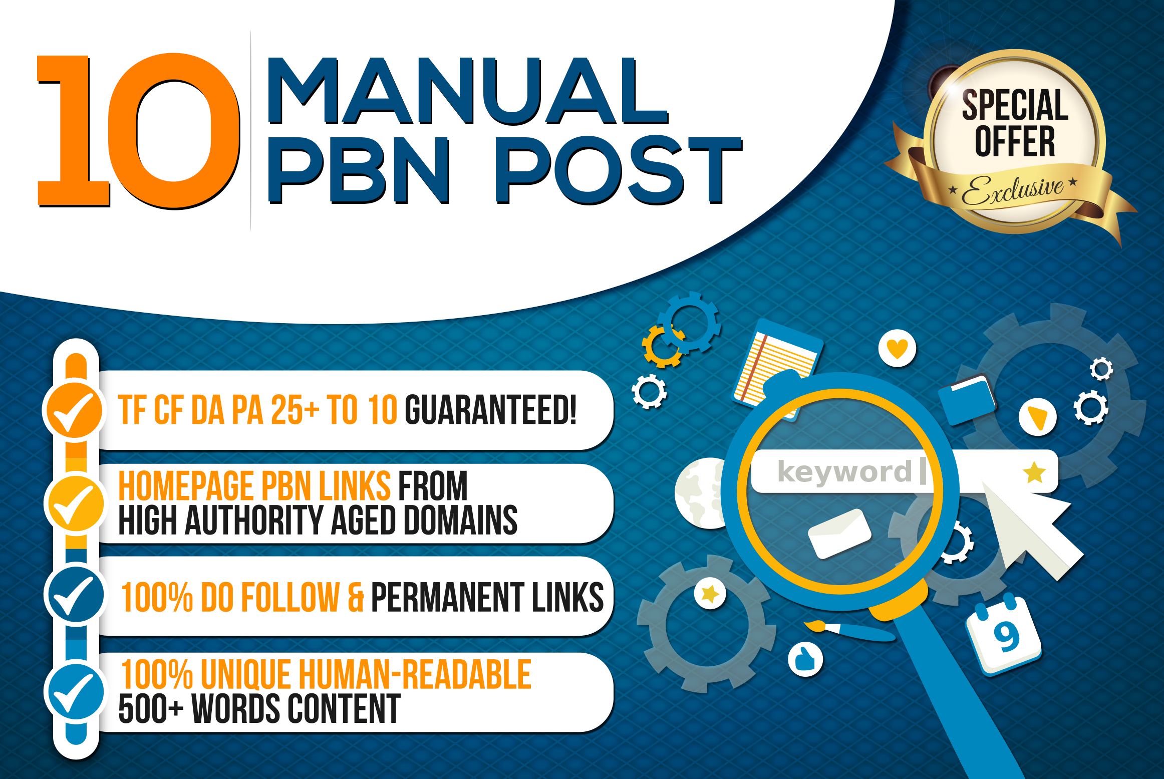 10 Manual High Trustflow Dofollow Homepage PBN Backlinks 