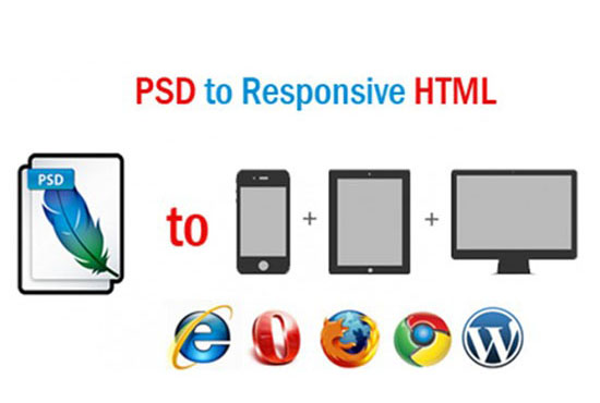 Basic, Standard and Premium PSD to HTML convert