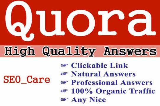 I create 60 unique quora answer backlink
