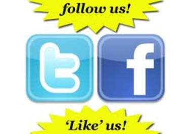 promote link of your site to 1100 Facebook Fans and 800 twitter followers