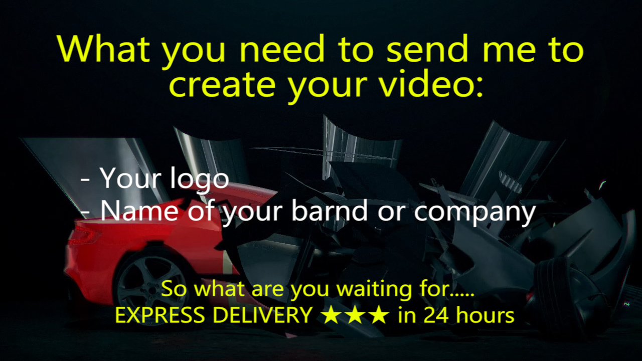 create car logo animation intro