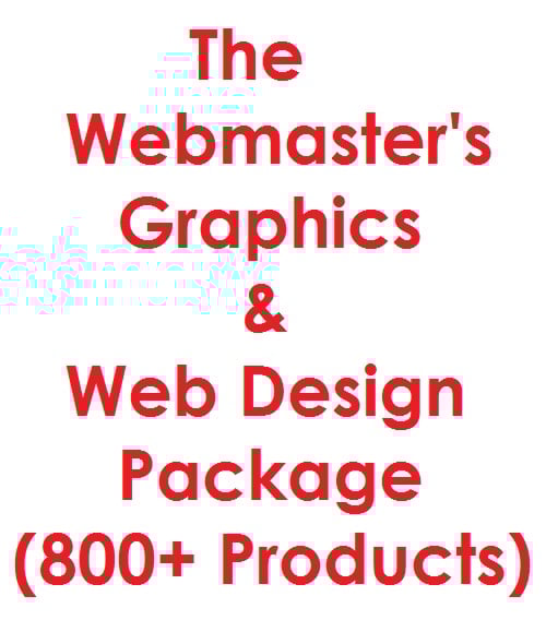Webmaster's Graphics & Web Design Pro Package - Internet Business - 6GB