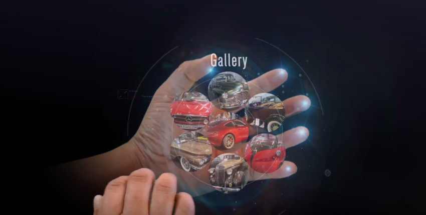 I create Interactive Hand Hologram Opener