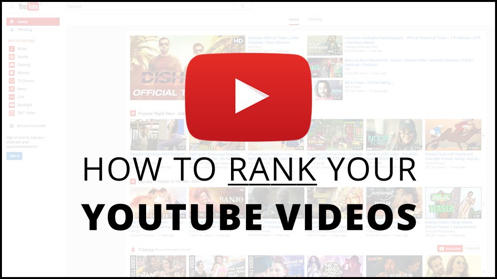 How To Rank Your YouTube Videos And Getting Massive T...