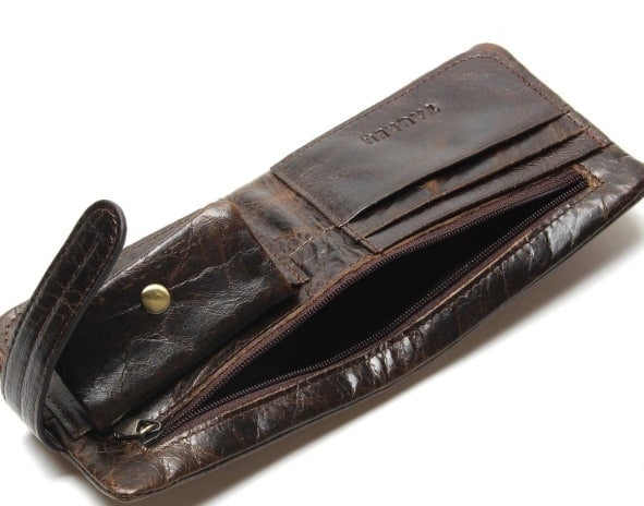 Genuine Cow Leather Men Wallet