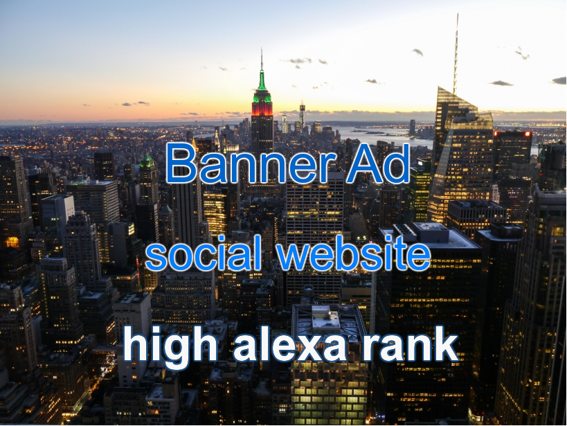 Add 728x90 Banner on Social Bookmarking Website, High Alexa Rank