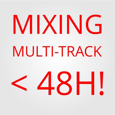 Very FAST and CHEAP AUDIO MIXING + MASTER (MULTITRACK) < 48H!