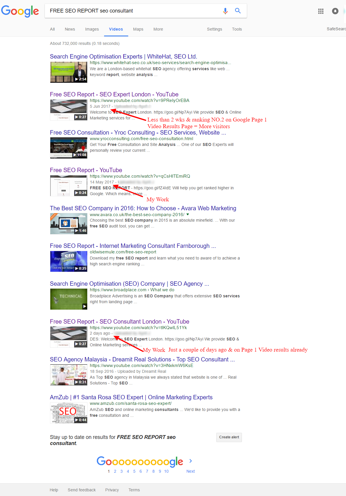 Do Video Production & 1st page Google Ranking, Y...