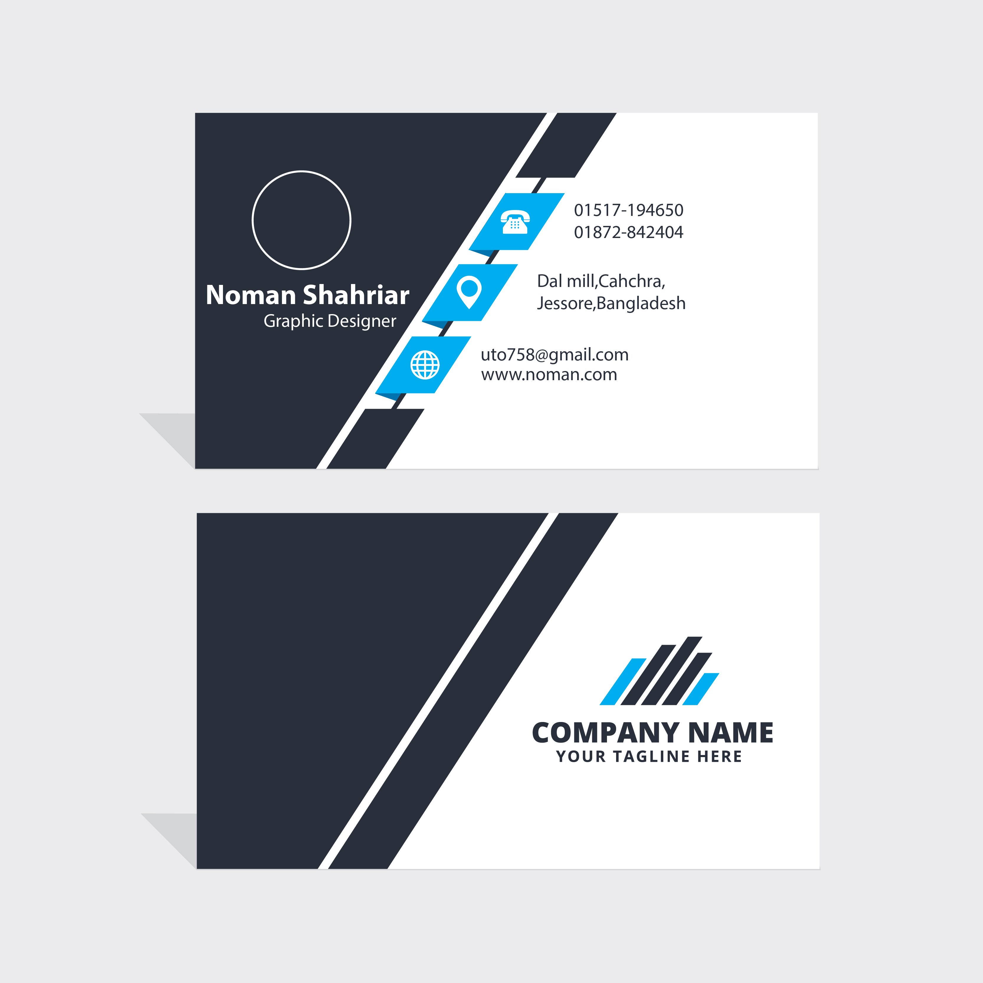 Get OUTSTANDING And Double Side Business Card
