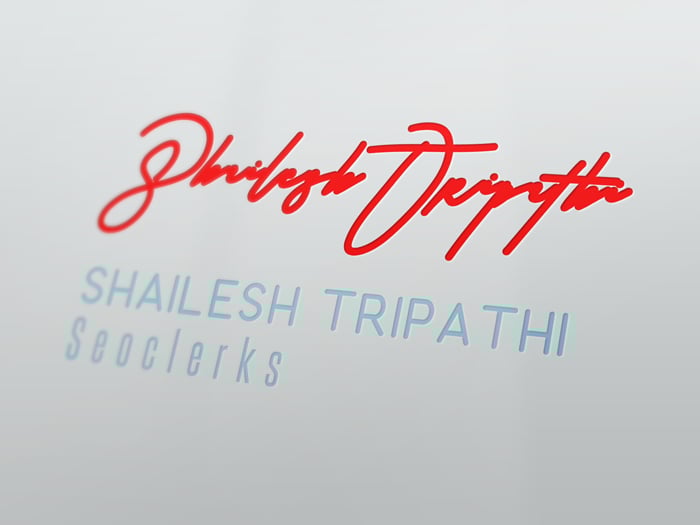 Design a beautiful digital signature for your name