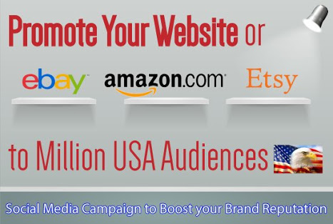 Promote your amazon, eBay, etsy shopping store produ...