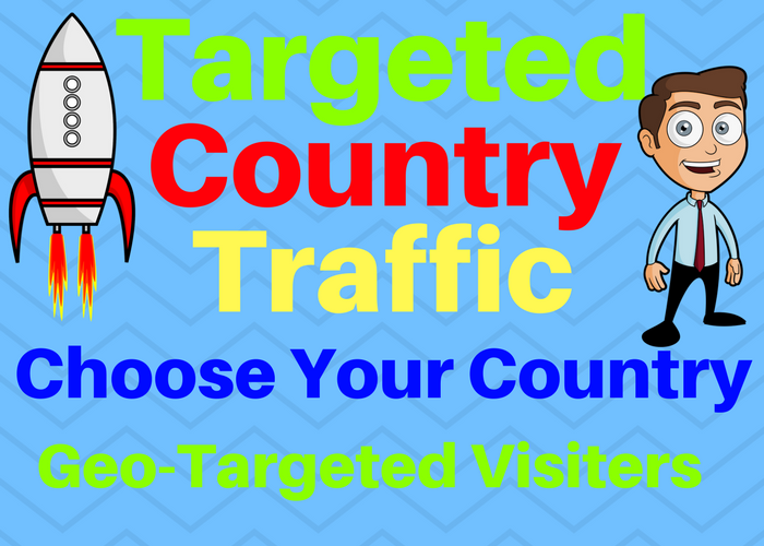 Provide You 1500 Targeted Country Traffic Choose your country 