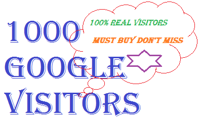 send you 1000 Google search website visitors of actual value 50 dollar from Google Search Engine by your keyword search real human traffic