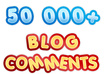 build MASSIVE 50 000 blog comments with full report and pinging ...!!!!!