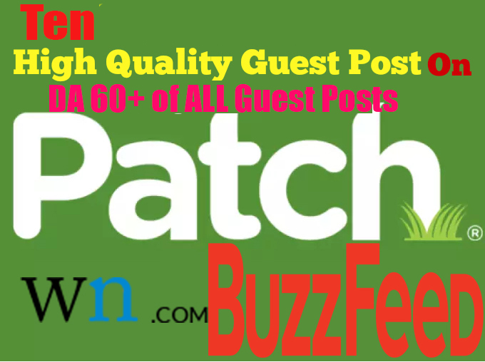 Give You 10 Unique High PR and High Authority Guest Post Backlinks