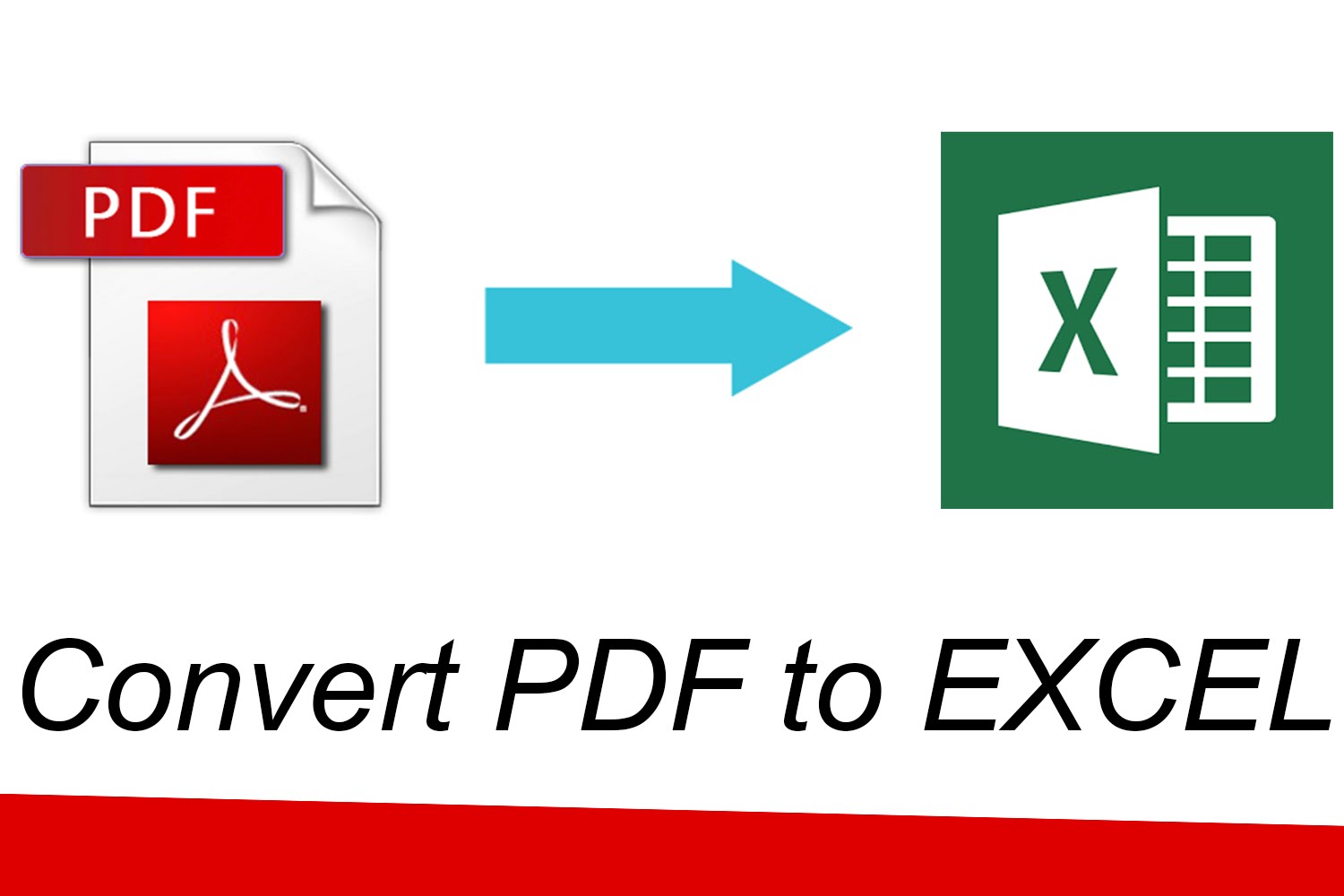 how to download pdf to excel