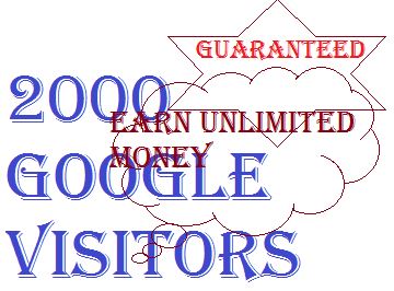 send 2000 google visitors