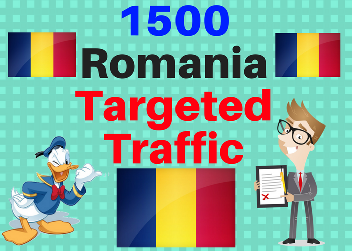 1500 Romania TARGETED traffic to your web or blog site. Get Adsense safe and get Good Alexa rank 