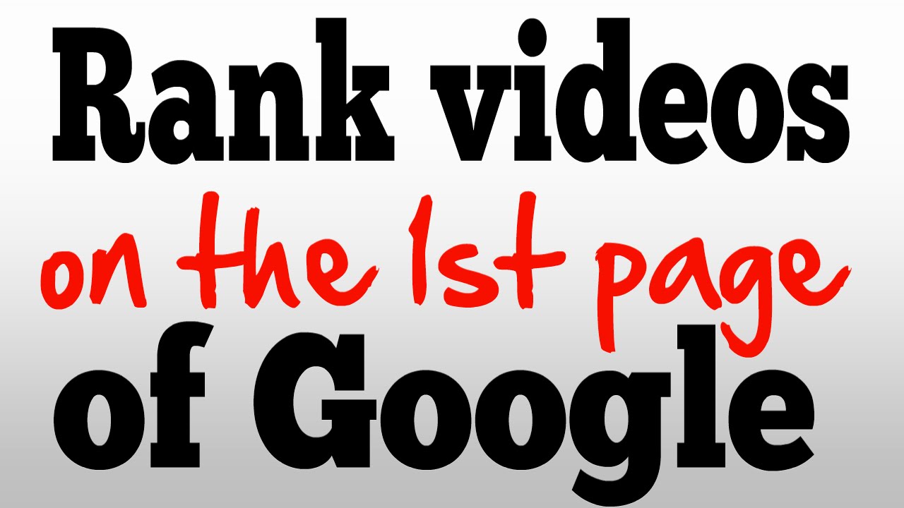 Rank your YouTube video Quickly For Your Desired Keywords