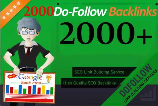 do 2000 dofollow live backlinks for google ranking