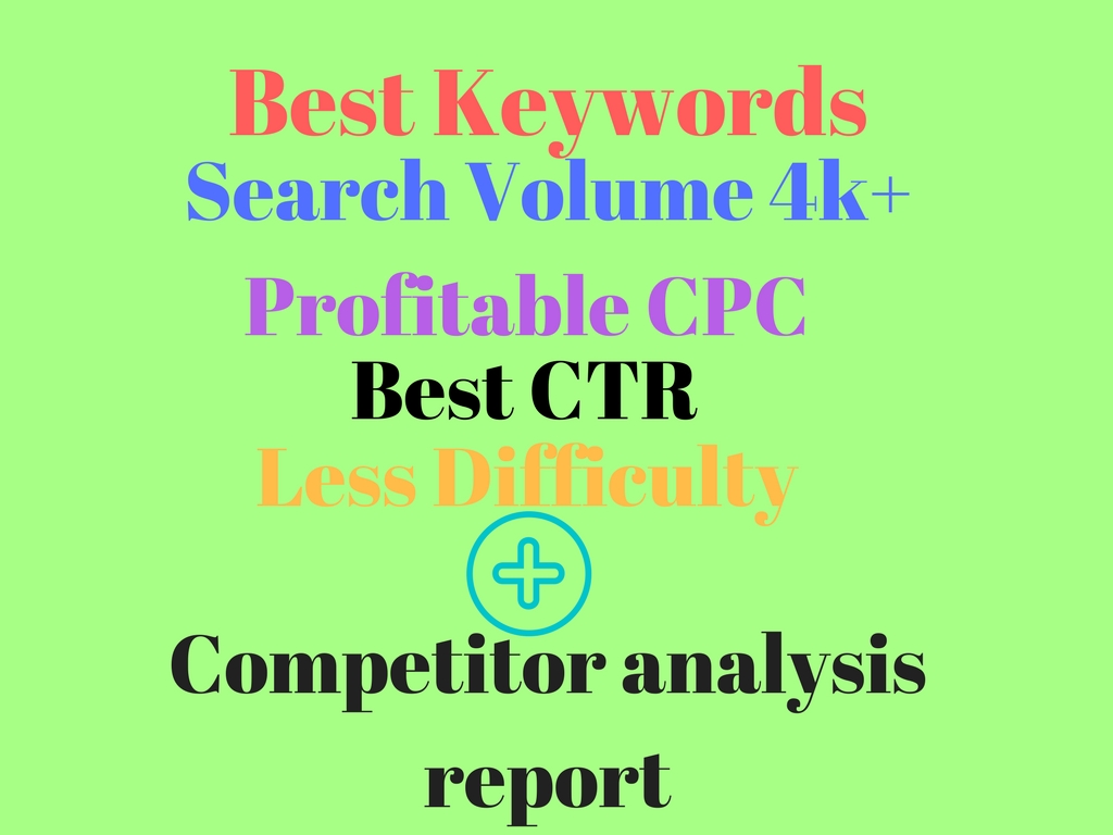 100  top keywords for (1-5) niche