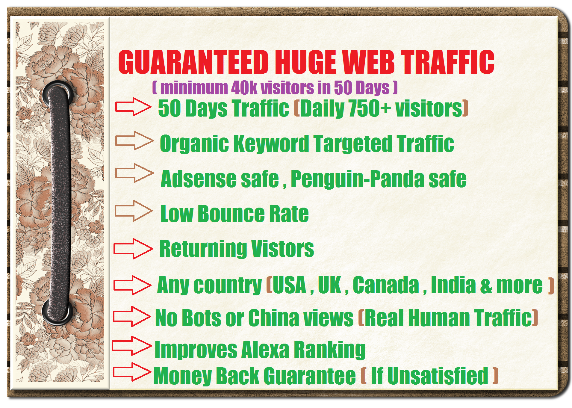 drive high quality traffic to your website or blog. s...