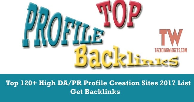 Will Create 100 PA and DA high authority profile backlink for your Site