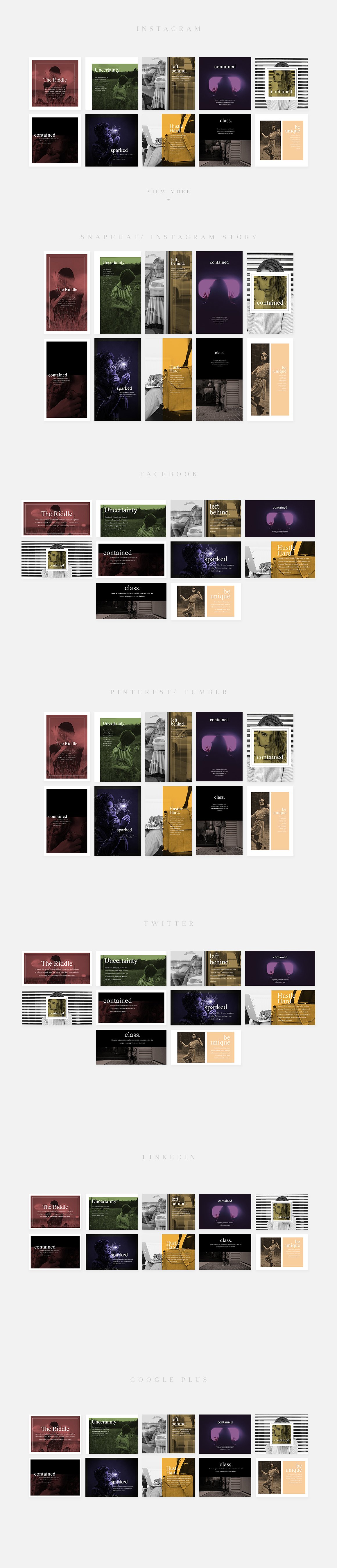 Ultimate Social Media Template Bundle