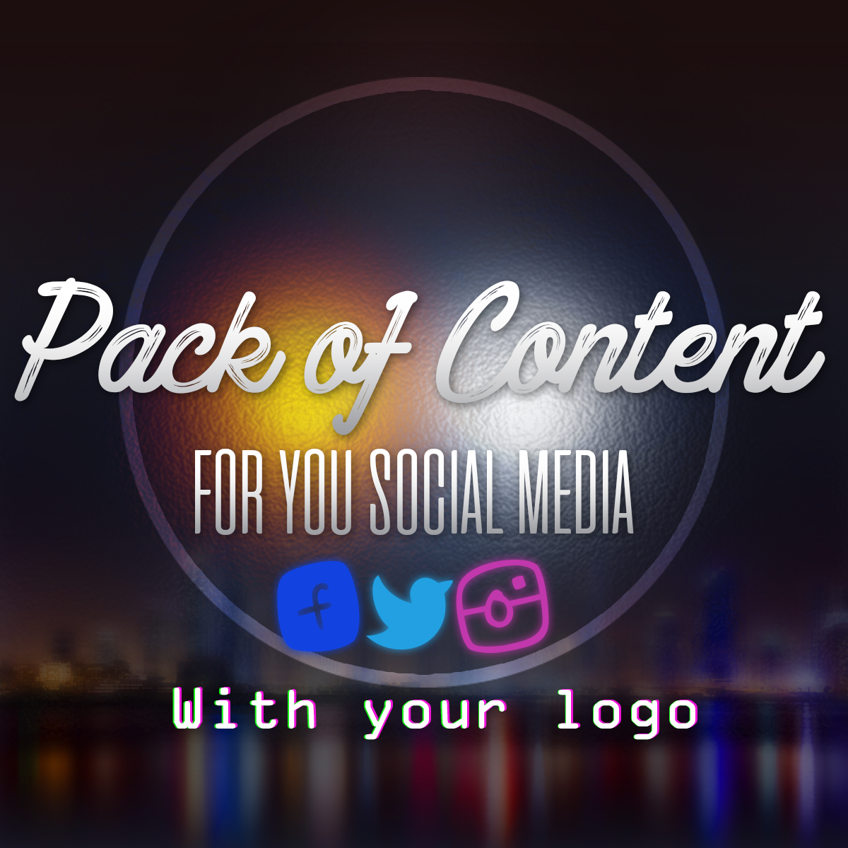 Packs Posts Designs Create Pack Of Post For You Social Media With Your Logo for $5 - SEOClerks