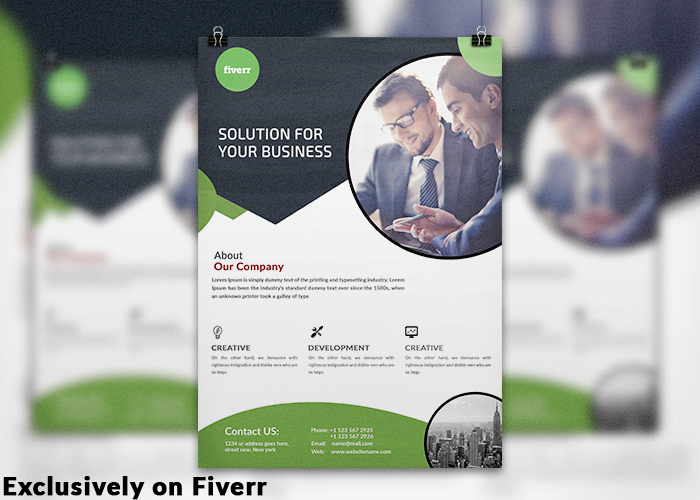 Design a super attractive flyer