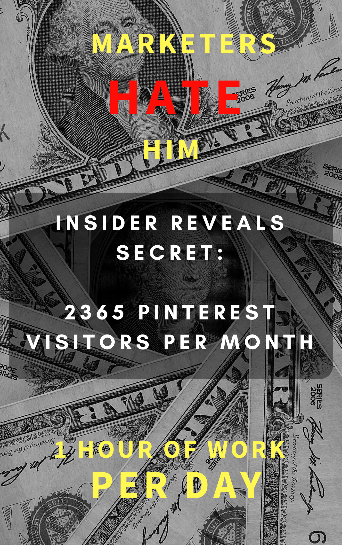 Teach You To Get 2365 Pinterest Traffic Per Month