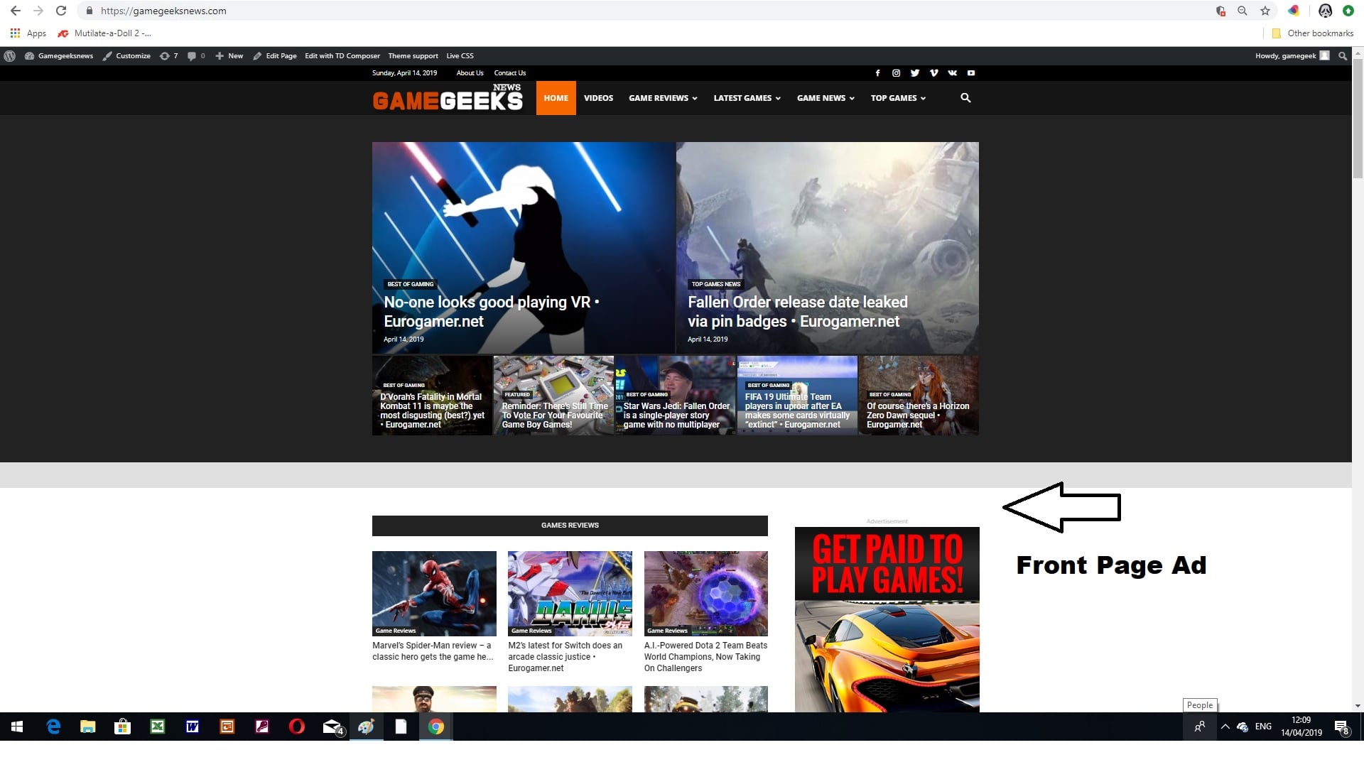Place Your App or Game Related Banner On Our Gaming Site for One Week With Unlimited Impressions