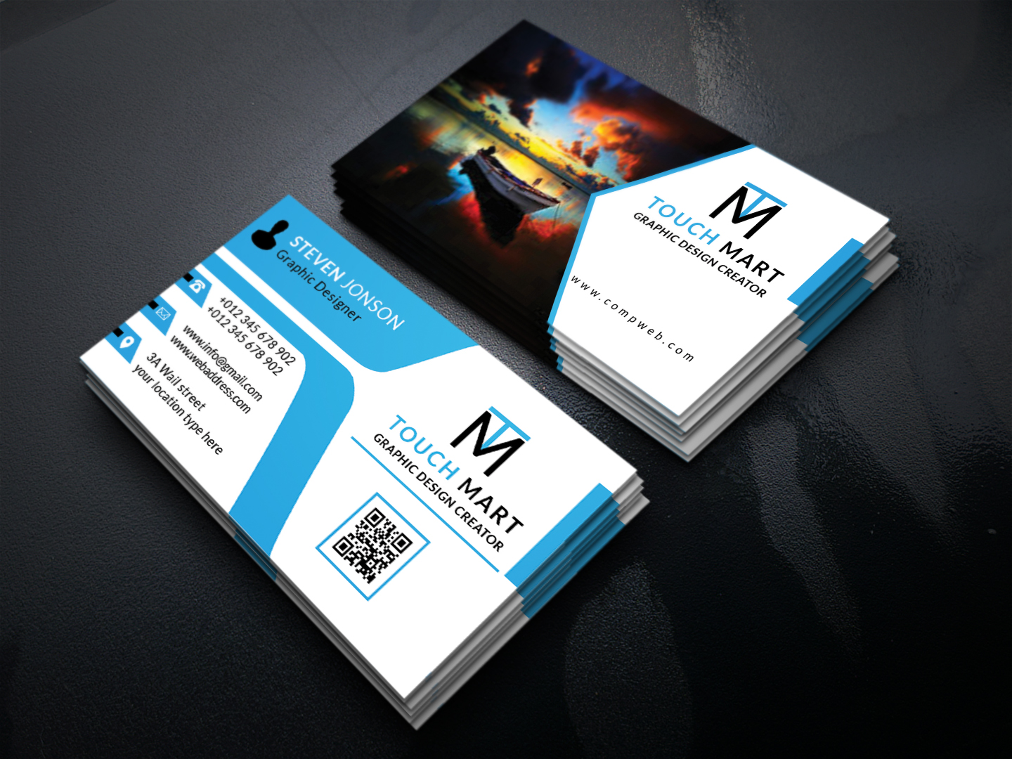 Design Your  Double Sided Business Card In 24 Hours