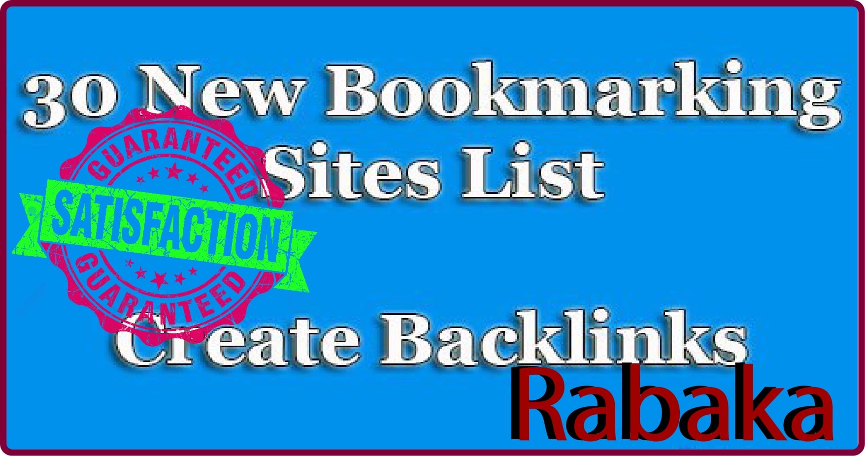 30 bast social bookmarking manually your website guarantee