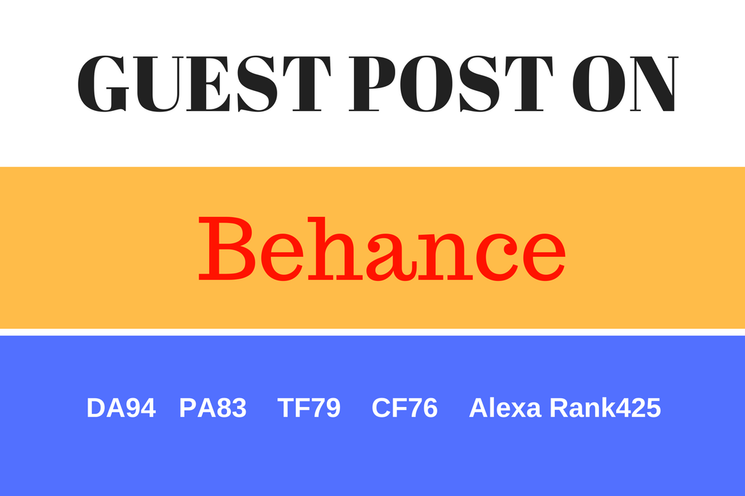 Write And Publish Guest Post Manually On Behance