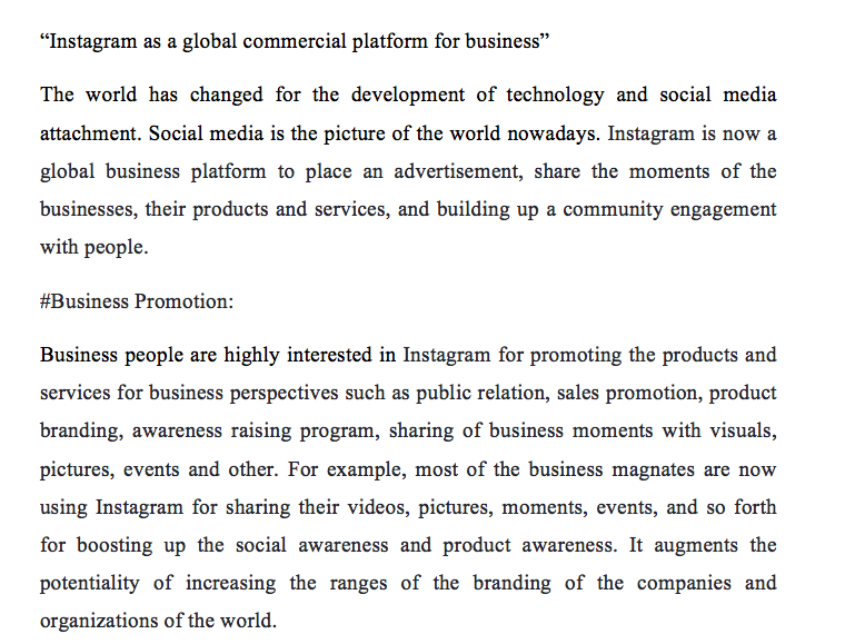 Write unique plagiarism free article for website and blog