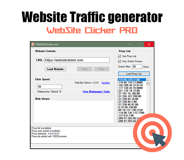 WebSite Clicker Traffic Generator