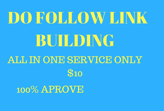 50 Do Follow Link Building Approve 