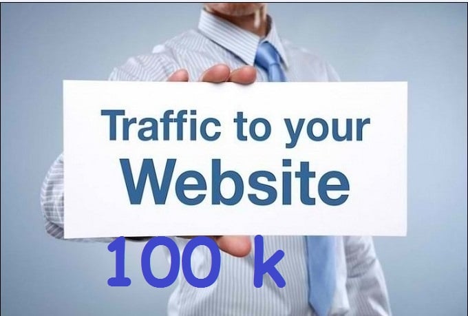 100k traffic visitors true and human traffic for your website in 1 day 