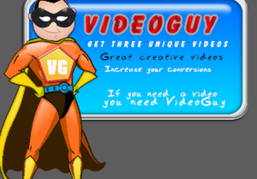 create Three videos for any niche.......
