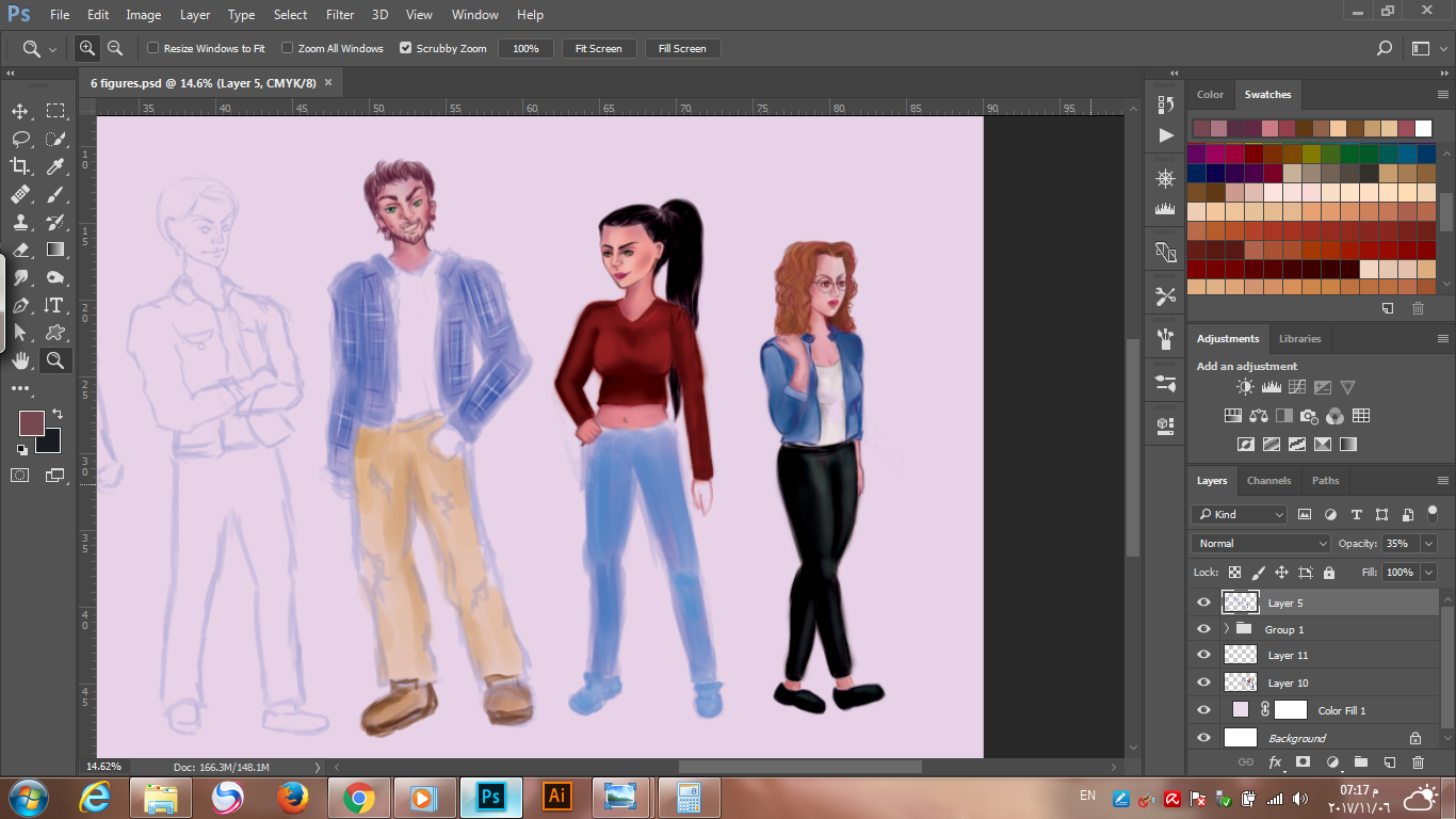 illustrate your original character for your story / project 