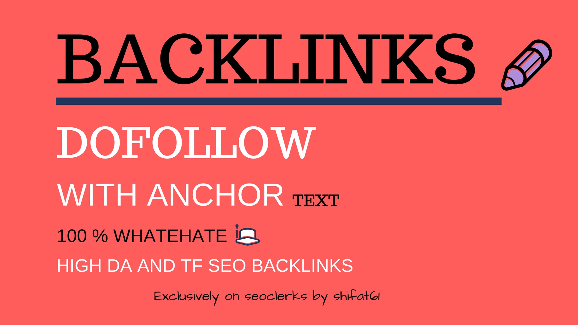 30 SEO Backlinks, Dofollow With Anchor Text for 5 SEOClerks