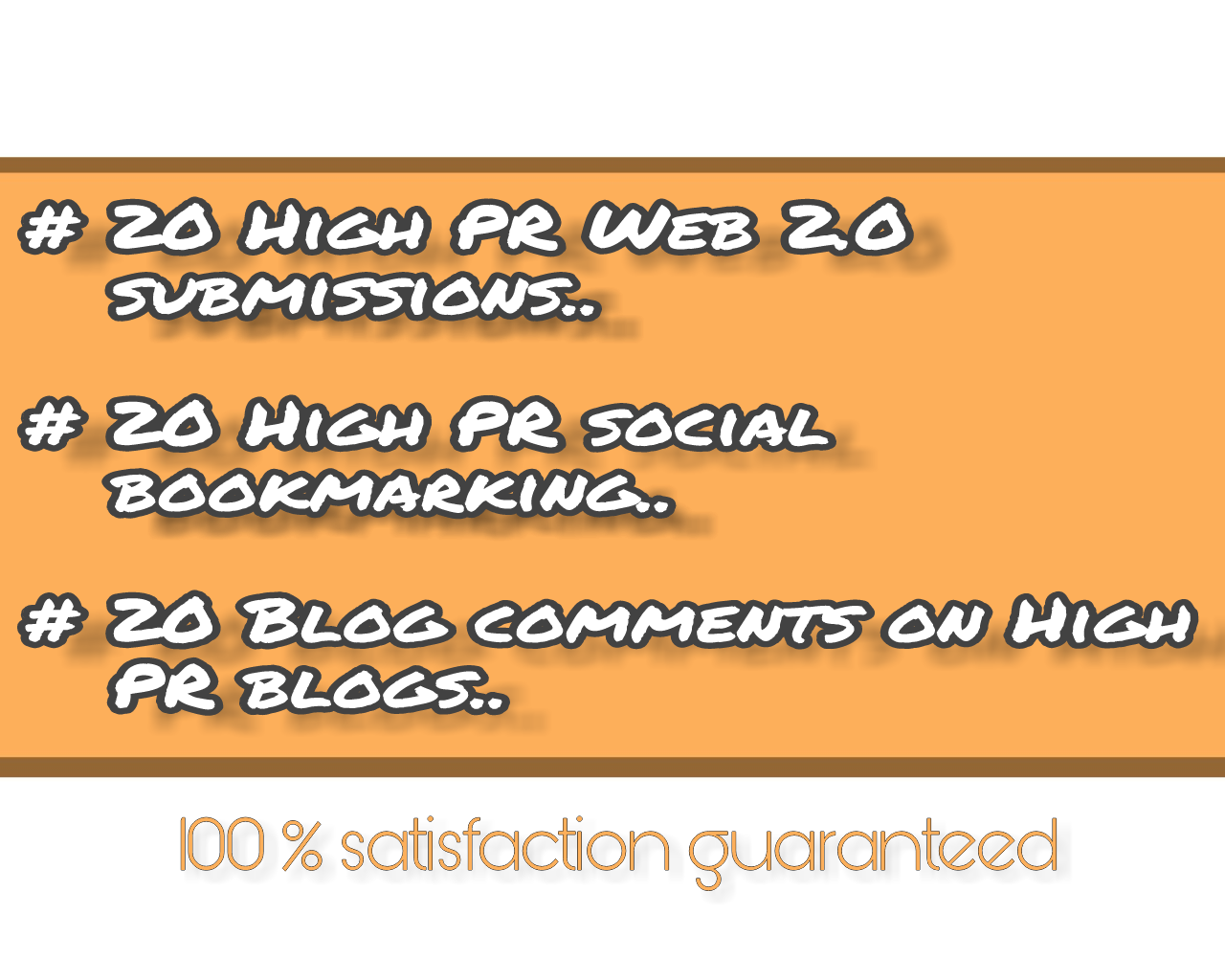 Boost Your website ranking to the top page of google with 60 PR6+ manually submitted Backlinks