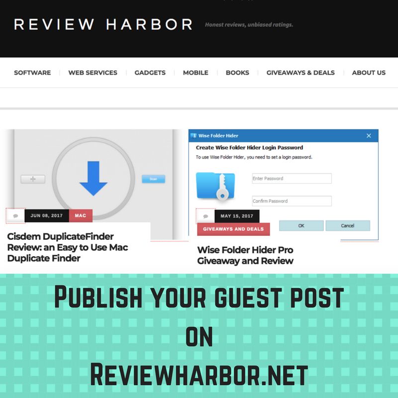 Publish your article with one link on my review blog